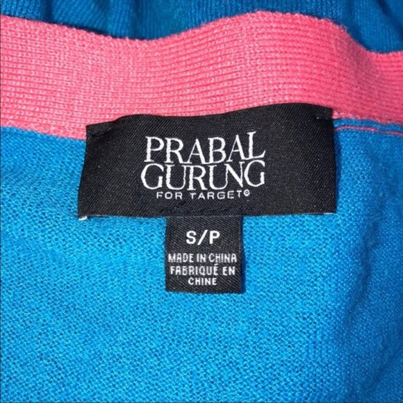 Prabal gurung for Target blue color block cardigan - Picture 6 of 6
